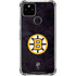 NHL Boston Bruins Distressed Google Pixel 4a 5G Clear Case